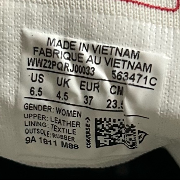 CONVERSE Chuck 70 Women's High Top Love Graphic Celestial Teal Shoes 563471C 6.5 - Picture 8 of 13